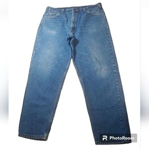 Levi's 550 Bootcut Jeans Blue Denim High Rise Dad Casual Men 40 X 29 Work Grunge